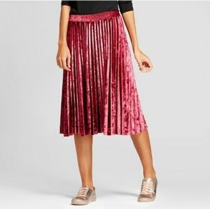 Target Velvet Skirt